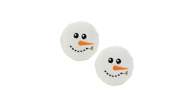 Mighty Small Snowball 2 Pack, Durable Squeaky Dog Toy
