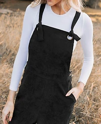 Cupshe Women's Corduroy Tie Strap Overalls