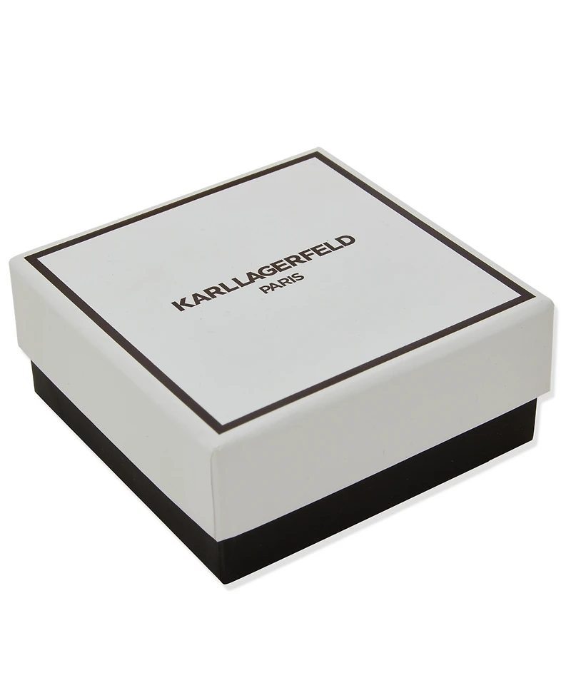 Karl Lagerfeld Paris 2-Pc. Imitation Pearl Gold-Tone Orchid Slider Bracelet Set