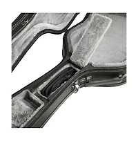 Yescom Ultralight Epp Acoustic Guitar Case with Headstock Protector 40/41 Inch Hard Shell Carrying Case with Shoulder Straps for Gig Travel Black