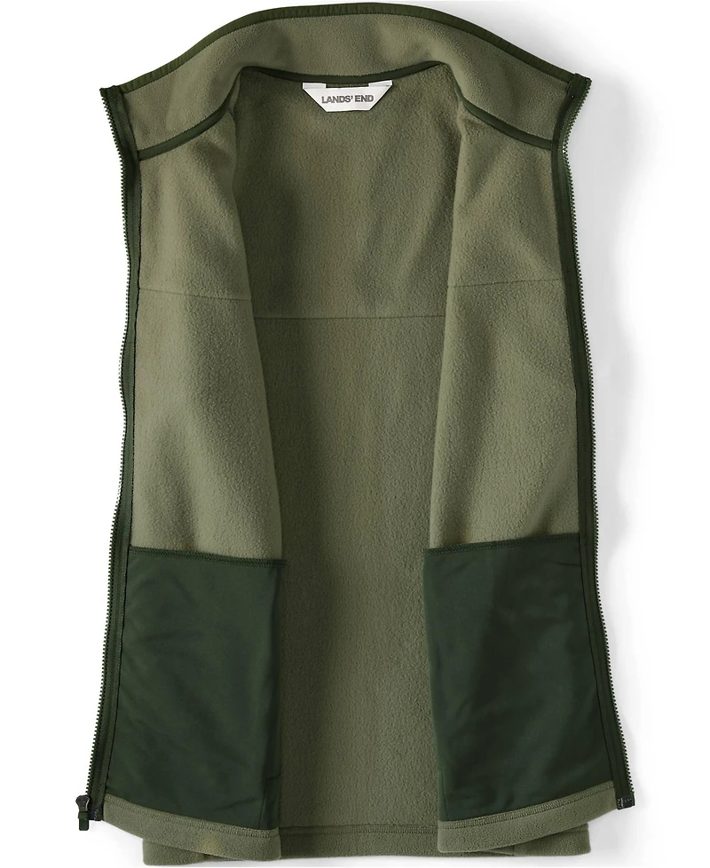Lands' End Big & Tall Anyweather RainDefense Fleece Vest