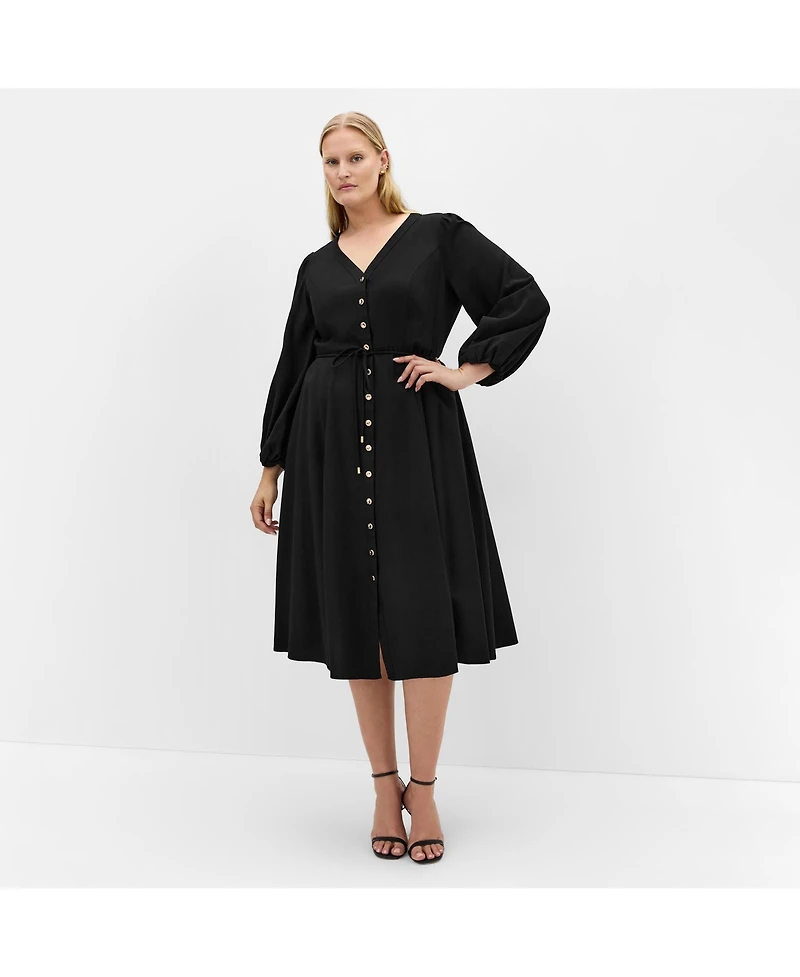 City Chic Women's Kristina Midi Dress