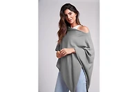 Caldwell Collection Women's Eva Lightweight knit Poncho
