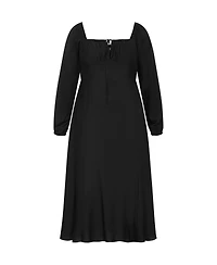 City Chic Women's Abbigail Long Sleeve Dress