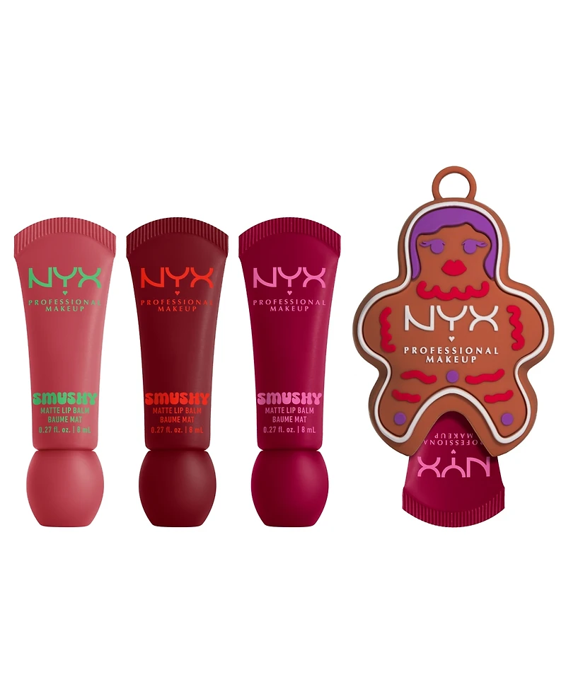 Nyx Professional Makeup 3-Pc. Holiday Smushy Lip Balm Gift Set