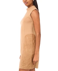 Msk Women's Mock Neck Sleeveless Dress
