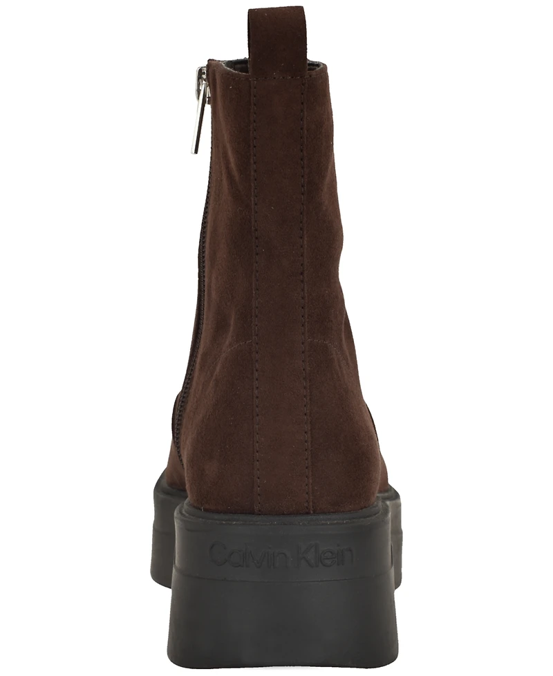 Calvin Klein Women's Rivin Lug Sole Booties