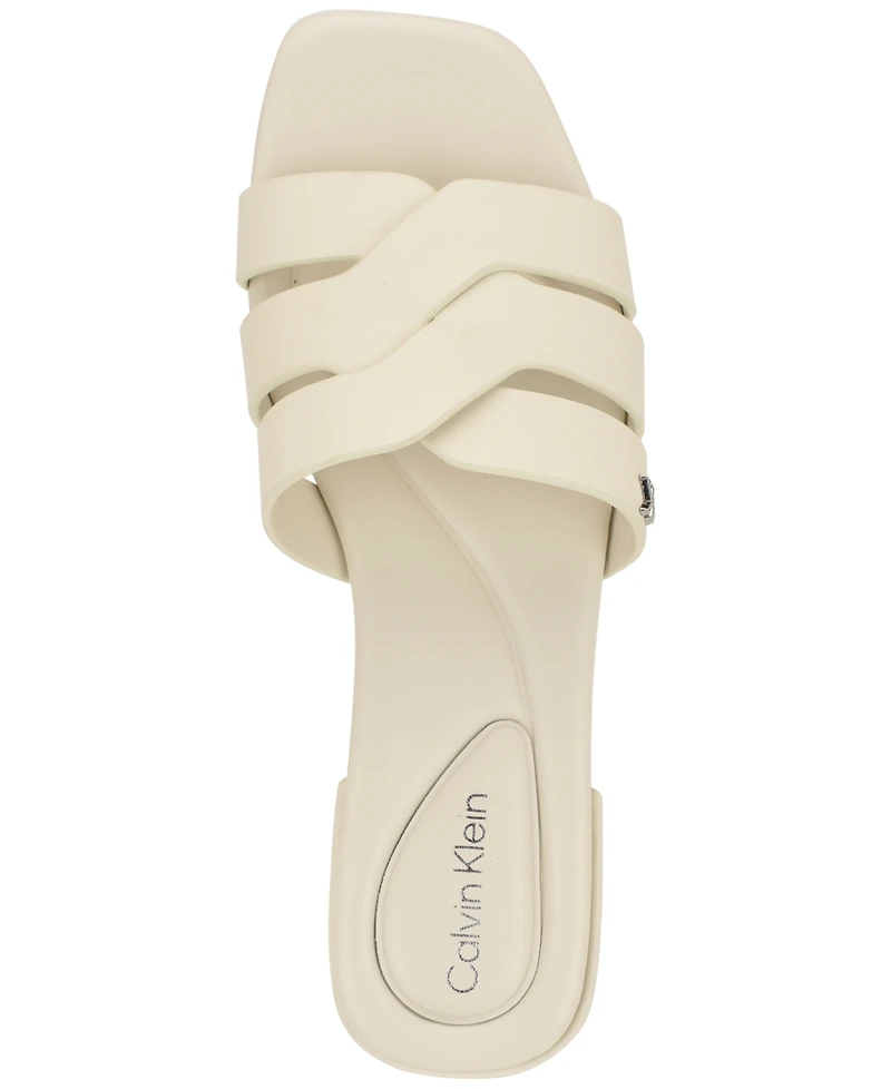 Calvin Klein Women's Tisha Slip-On Flat Sandals