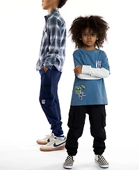 Sovereign Code Boys 5-20 Harper Twofer Crewneck Layered T-Shirt