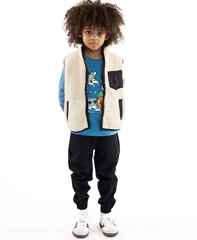 Sovereign Code Boys 2T-7 3-Piece T-Shirt, Vest and Joggers Set