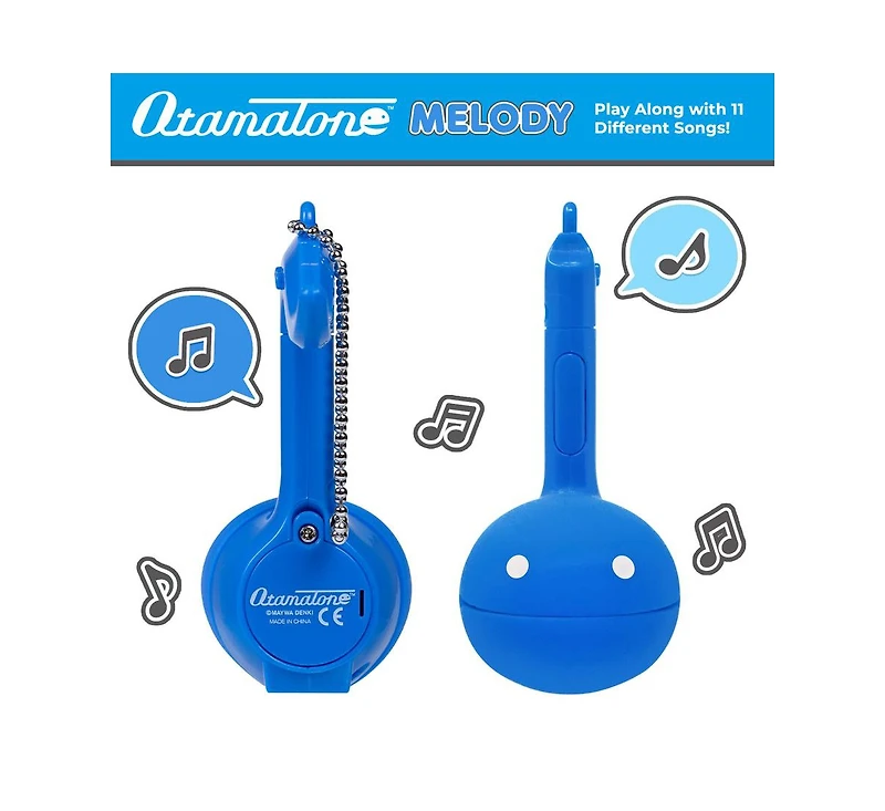 Otamatone Melody Series Japanese Electronic Mini Musical Toy Portable 11 Pre-Programmed Songs