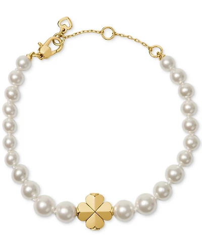 kate spade new york Imitation Pearl Flower Bracelet