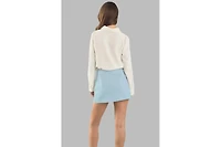 Caldwell Collection Women's Zaire Cut Out Mini Skort
