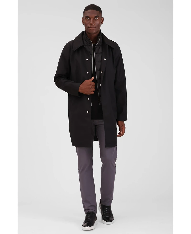 Bagatelle Homme Men's Water-Resistant Mac Coat