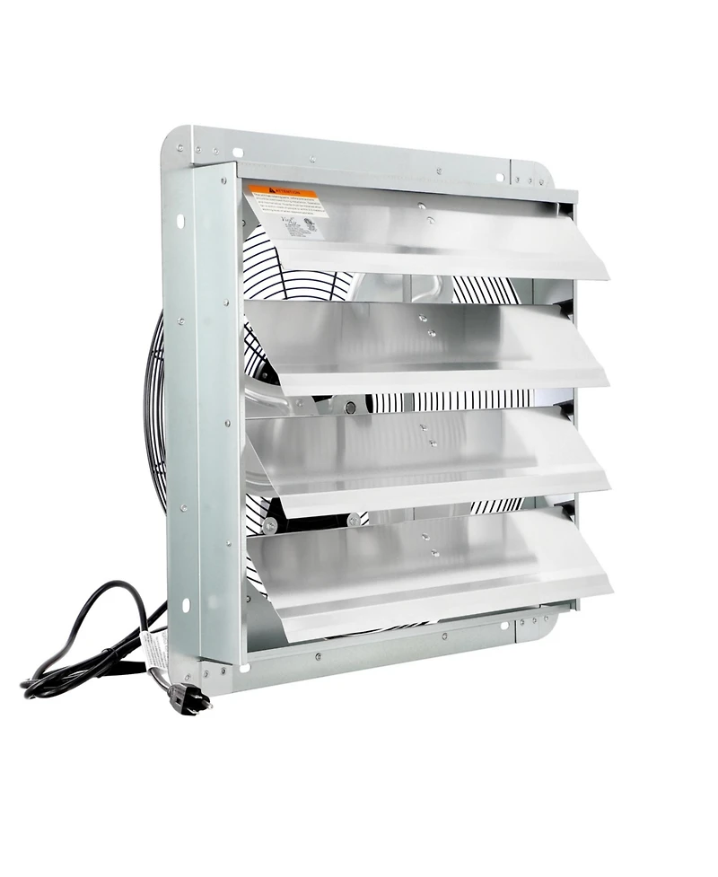 Vie Air 18 Inch Shutter Exhaust Fan with Power Cord