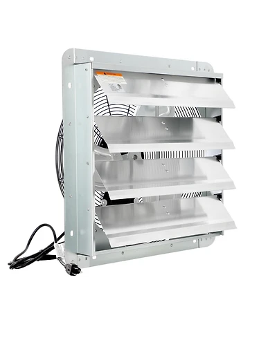 Vie Air 18 Inch Shutter Exhaust Fan with Power Cord