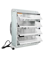 Vie Air 18 Inch Shutter Exhaust Fan with Power Cord