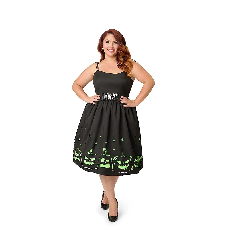 Unique Vintage Plus Bobbie Swing Dress