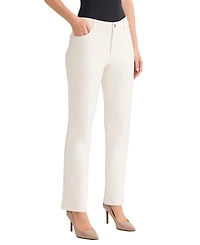 Jones New York Women's Lexington High Rise Straight Leg Pants