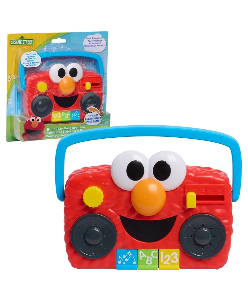 Macy's Sesame Street Elmo Take Along Boombox Toy