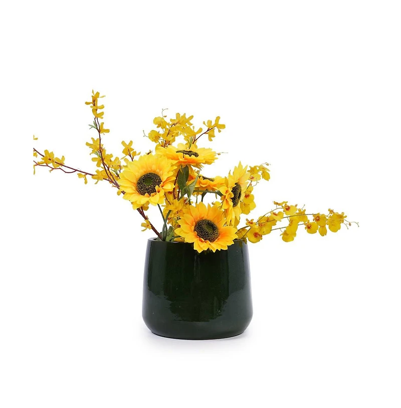 Chic Crate Set of 4 Modern Ceramic Planters