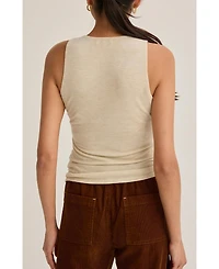 Crescent Women's Liv Shirred Knit Tank Top