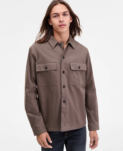 Hugo by Boss Men's Epoldo Oversized-Fit Long-Sleeve Shirt