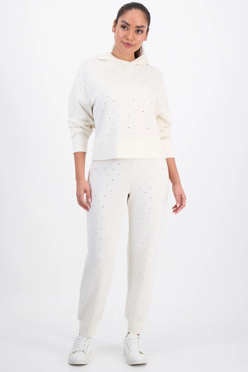 I.n.c. International Concepts Petite Shine Embellished Hoodie, Macy's Exclusive