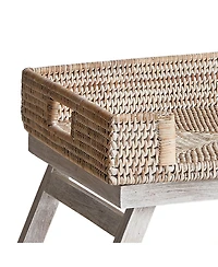 Burma Rattan Lap Tray Table