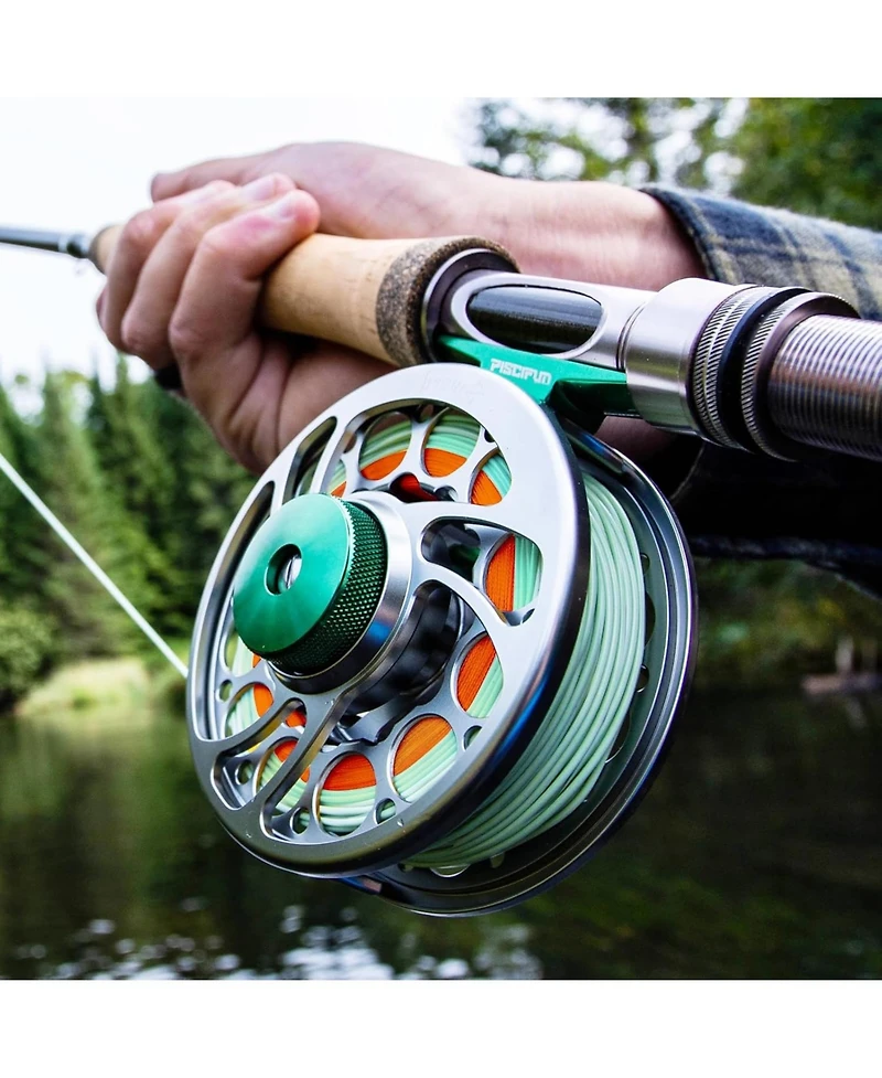 Sword Fly Fishing Reel with Cnc Machined Aluminum Alloy Housing, 3/4, 5/6, 7/8, 9/10 Weights (Black, Gunmetal, Pink