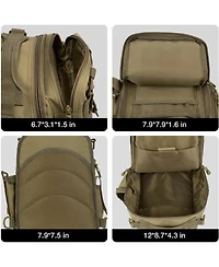 Fishing Backpack with Rod Holder