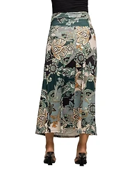 24seven Comfort Apparel Women's Maternity Maxi Skirt