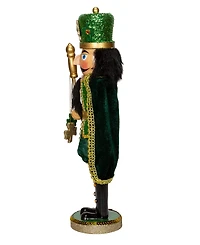 Kurt Adler 15-Inch Irish Nutcracker with Cape
