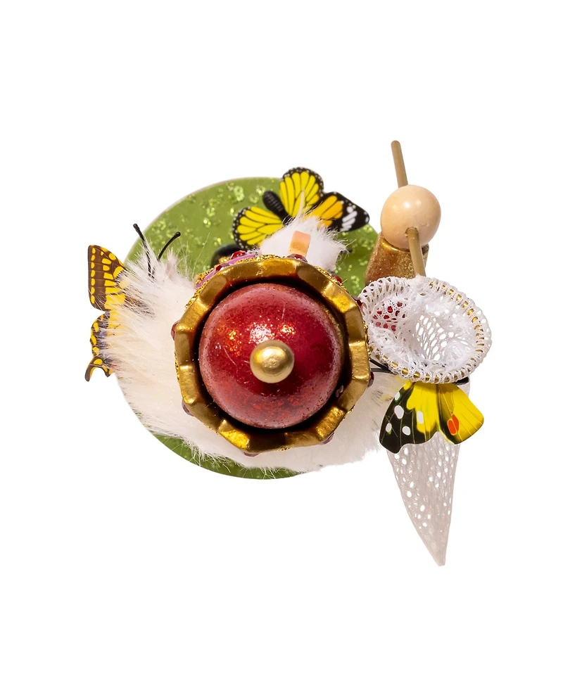 Kurt Adler 12-Inch Wind-Up Musical Butterfly Catcher Nutcracker