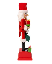 Kurt Adler Wooden 15-Inch Santa Calendar Nutcracker