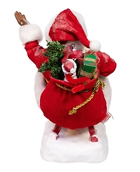 Kurt Adler 8.5-Inch Fabriche Santa on Sled