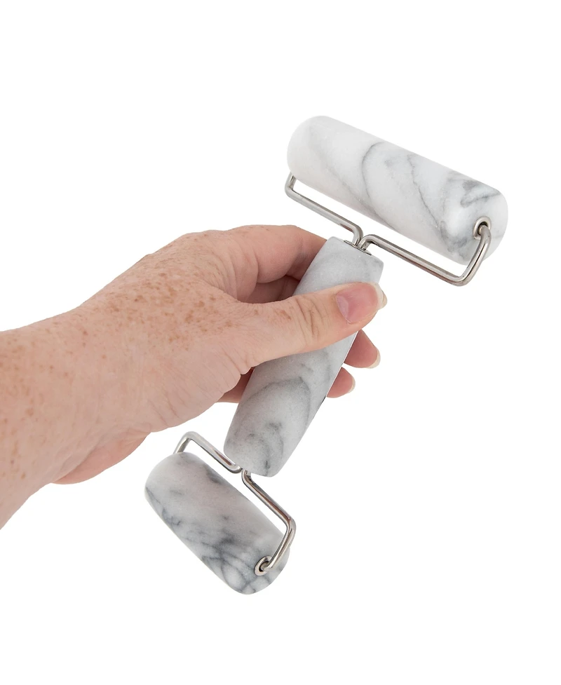 Artifacts Trading Company Marble Double Pastry Roller