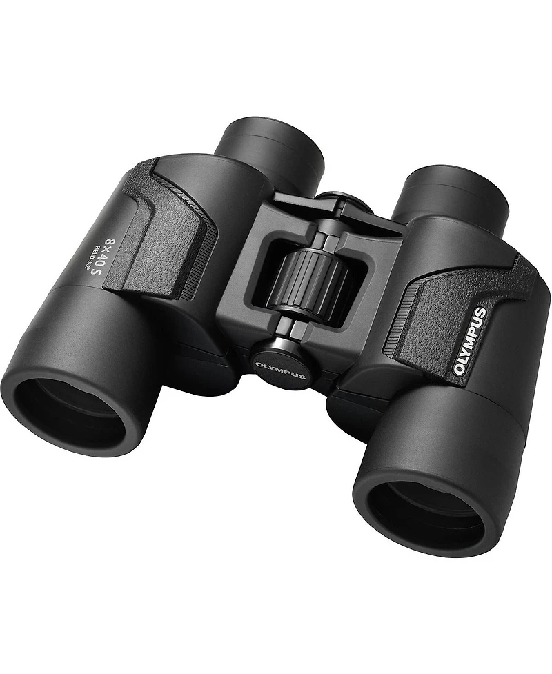 Om System 8x40 Explorer S Porro Prism Binoculars with 59.7 Degree Angle of View, Black