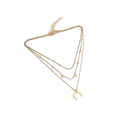 Sohi Women's Everyday Multi-Layer Necklace