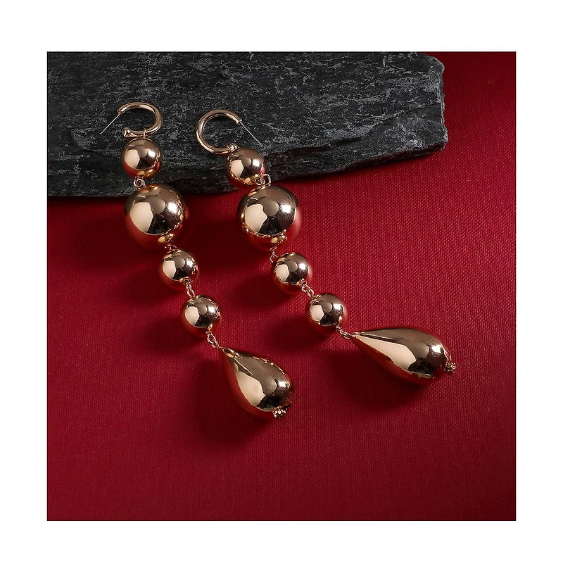 Sohi Women's Maxi Drop Earrings