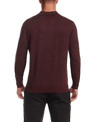 Vintage & Black Men's Long Sleeve Polo Sweater