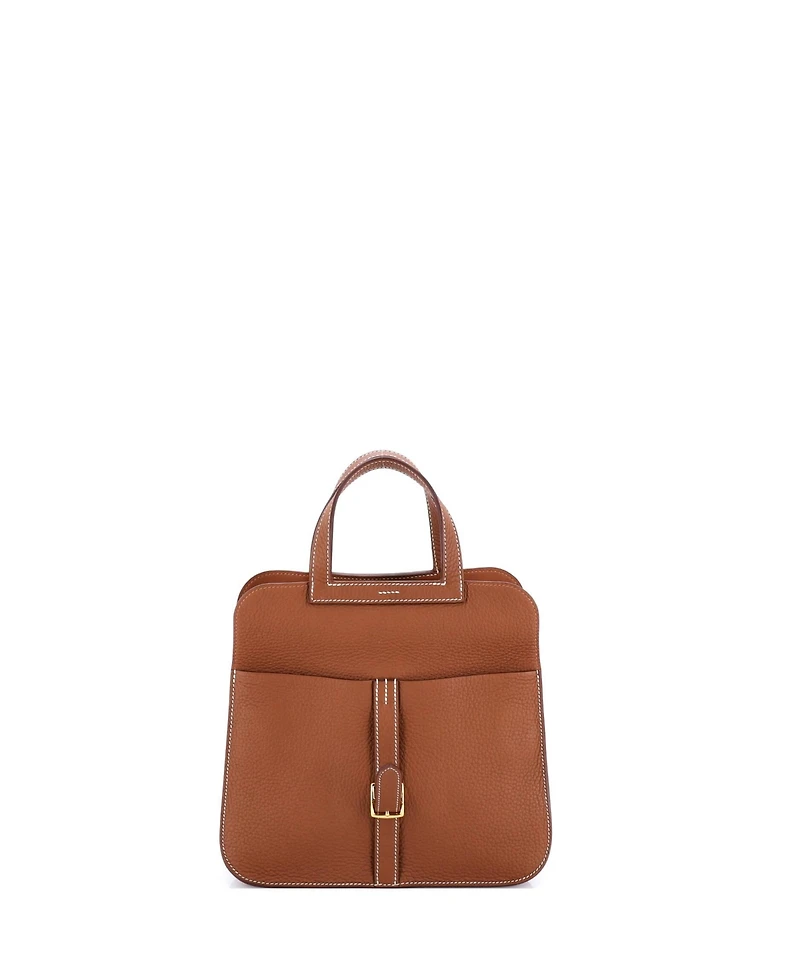 Pre-Owned Hermes 25 Halzan Bag Clemence
