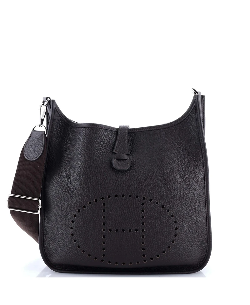 Pre-Owned HERMA‰S Pm Evelyne Bag Gen Iii Clemence