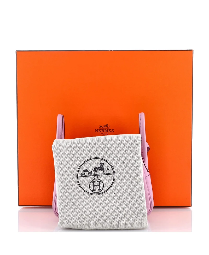 Pre-Owned HERMA‰S Mini Lindy Bag Clemence
