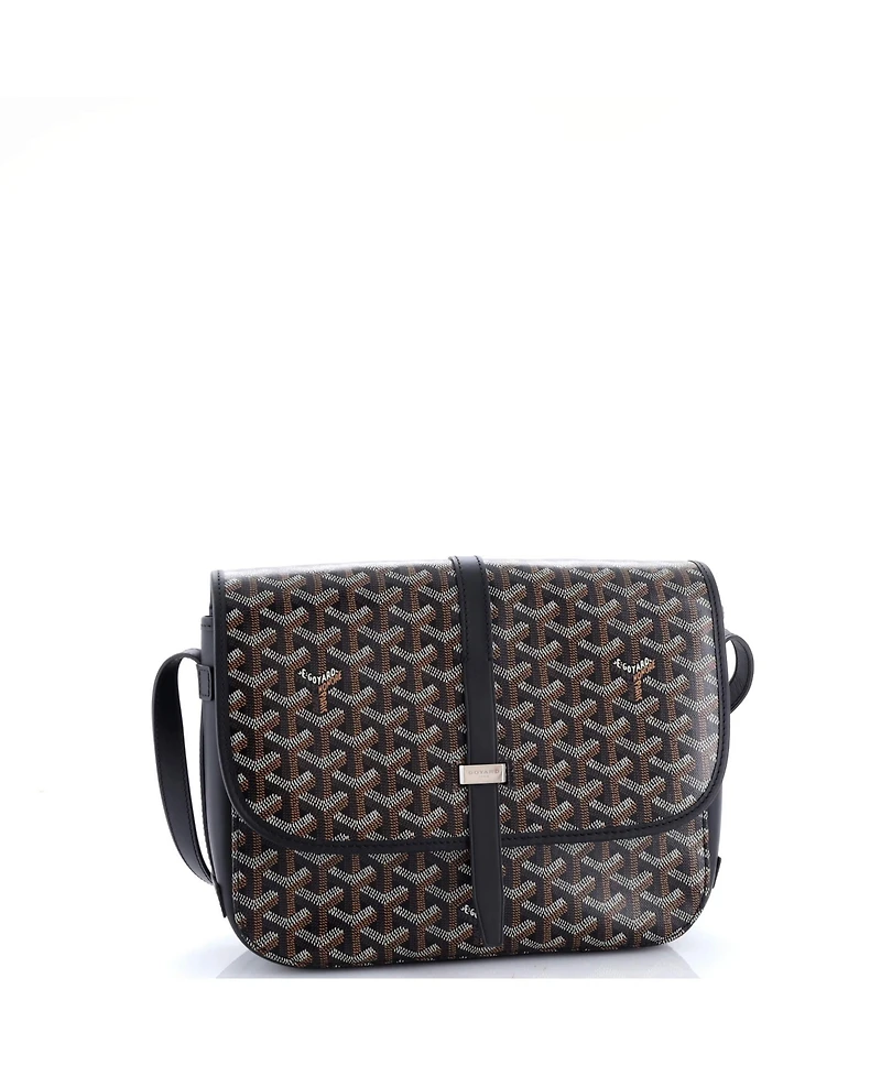 Pre-Owned Goyard Mm Belvedere Ii Messenger Bag Coated Canvas