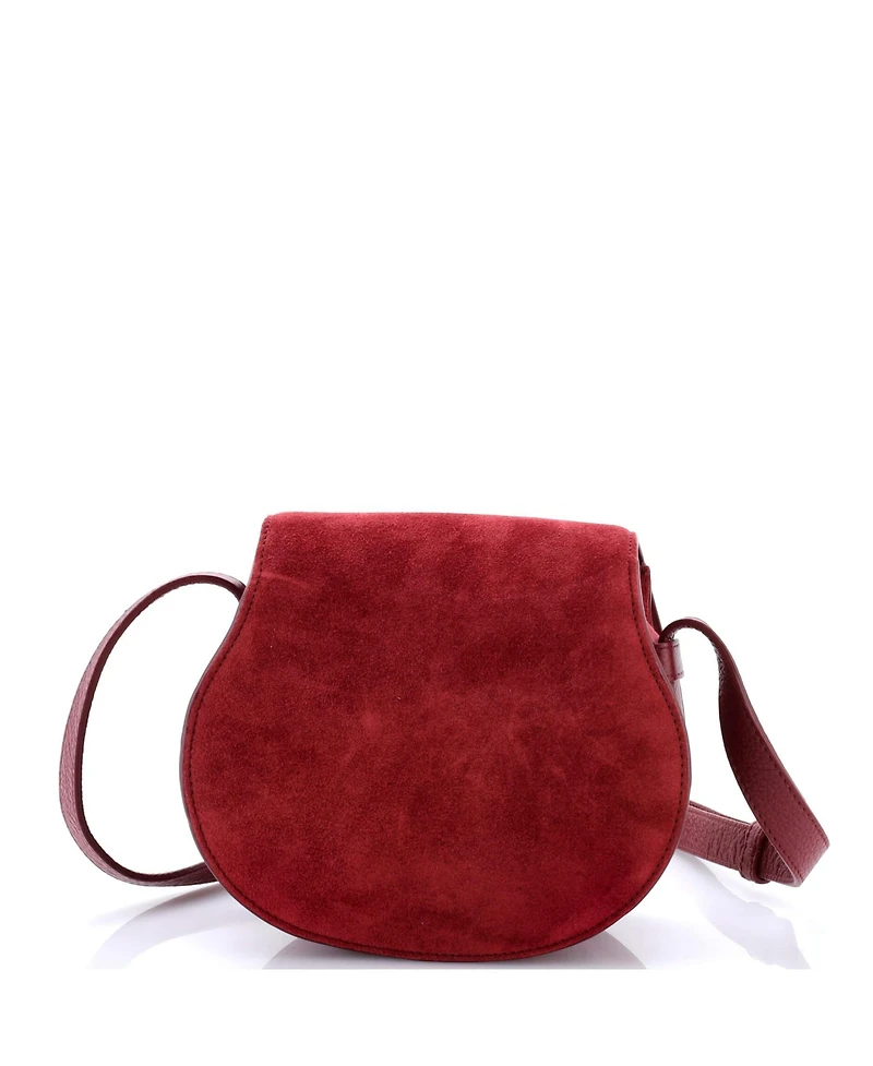 Pre-Owned Chloe Small Marcie Crossbody Bag Suede