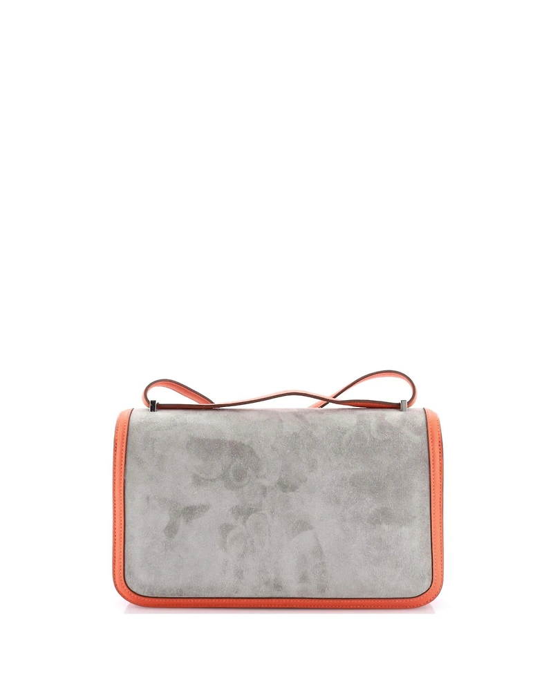 Pre-Owned Hermes 25 Constance Elan Bag Doblis Suede with Swift