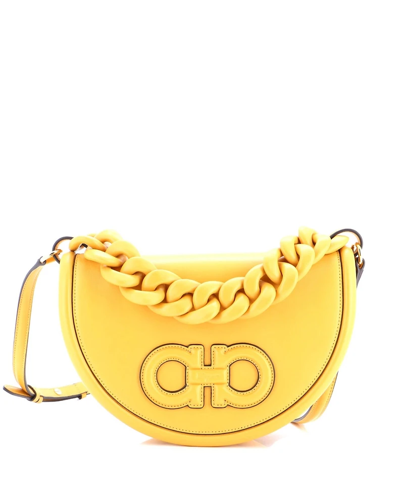 Pre-Owned Salvatore Ferragamo Aura Bag Leather