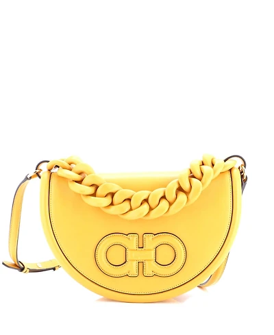 Pre-Owned Salvatore Ferragamo Aura Bag Leather