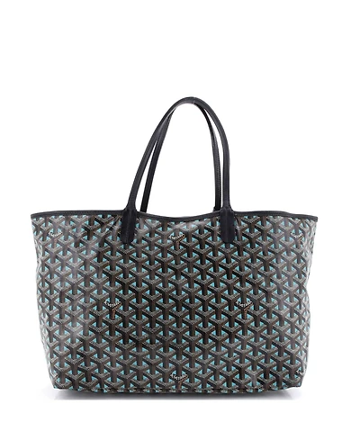 Pre-Owned Goyard Pm Saint Louis Tote Claire Voie Coated Canvas
